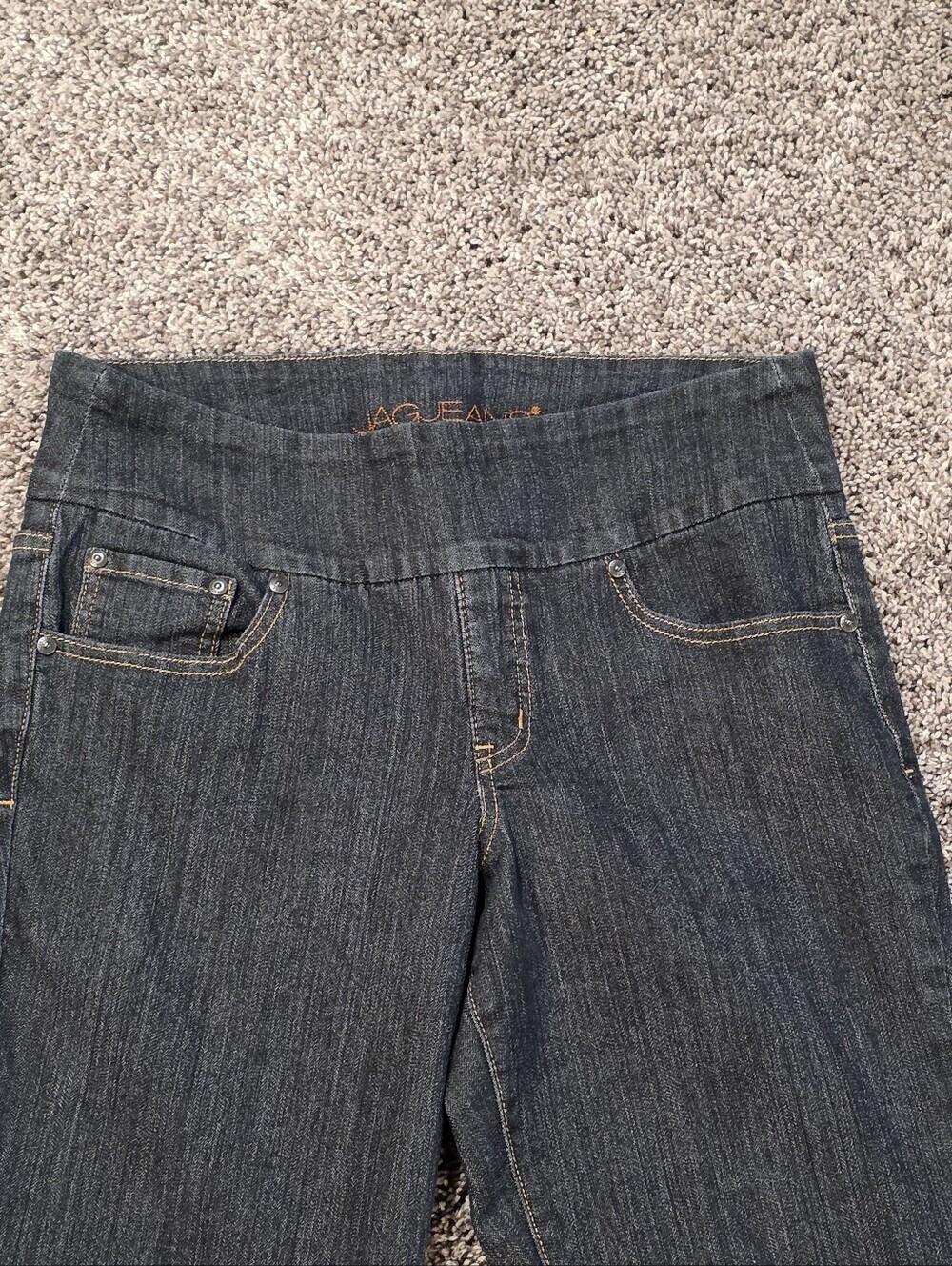 JAG Women’s Straight-Leg Pull On Jeans SIZE 12 - Picture 2 of 6